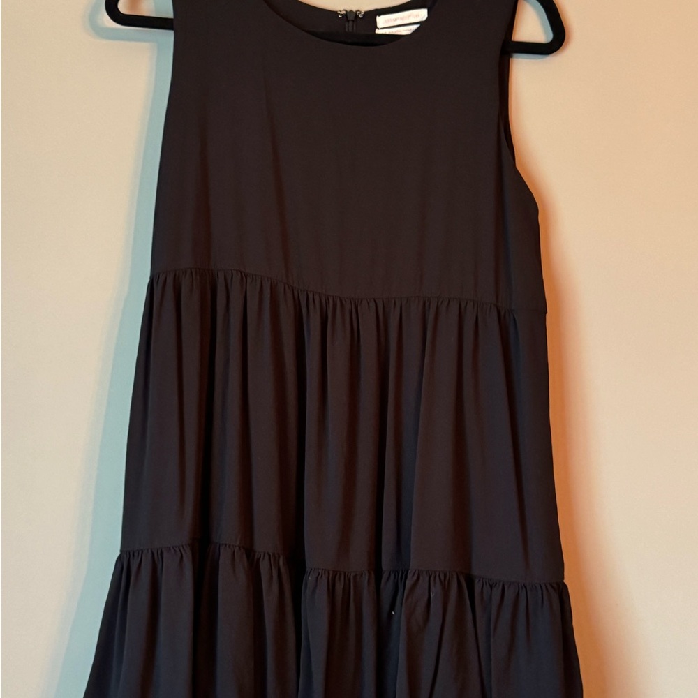Urban Outfitters Black Tiered Ruffled Sundress